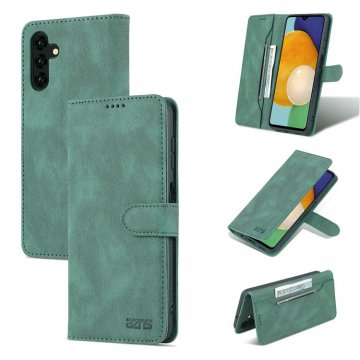AZNS Samsung Galaxy A13 5G Wallet Kickstand Magnetic Case Green