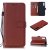 Samsung Galaxy A70 Wallet Kickstand Magnetic Leather Case Brown