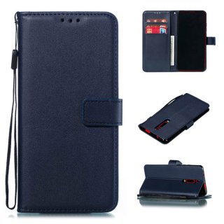 Xiaomi Redmi K20 Pro Wallet Kickstand Magnetic Leather Case Dark Blue