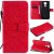 Xiaomi Redmi Note 9/Redmi 10X 4G Embossed Sunflower Wallet Stand Case Red