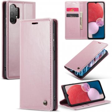 CaseMe Samsung Galaxy A13 5G Wallet Kickstand Magnetic Case Pink