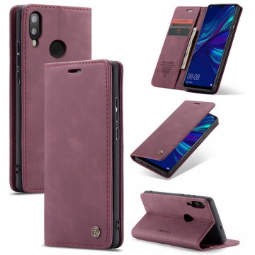 CaseMe Huawei P Smart 2019 Wallet Kickstand Magnetic Case Red