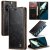 CaseMe OnePlus 11 Wallet Kickstand Magnetic Flip Case Coffee
