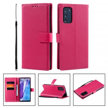 Samsung Galaxy Note 20 Wallet Kickstand Magnetic Case Rose