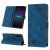 Skin-friendly Sony Xperia 1 IV Wallet Stand Case with Wrist Strap Blue