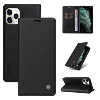 YIKATU iPhone 11 Pro Max Wallet Kickstand Magnetic Case Black