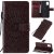 Samsung Galaxy A31 Embossed Sunflower Wallet Stand Case Brown