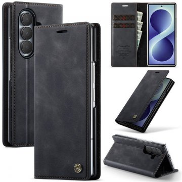 CaseMe Samsung Galaxy Z Fold8 Ultra Magnetic Wallet Case with RFID Blocking Black