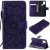 Samsung Galaxy A21S Embossed Sunflower Wallet Stand Case Purple