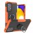 Samsung Galaxy A52 Hybrid Rugged Ring Kickstand Case Orange