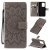 Samsung Galaxy S20 Ultra Embossed Sunflower Wallet Stand Case Gray