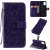 Samsung Galaxy A71 Embossed Sunflower Wallet Stand Case Purple