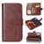 Huawei P30 Wallet 9 Card Slots Crazy Horse Leather Case Brown