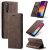 CaseMe Samsung Galaxy A50 Wallet Stand Magnetic Case Coffee