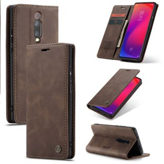 CaseMe Xiaomi Redmi K20 Pro Wallet Magnetic Flip Case Coffee