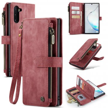 CaseMe Samsung Galaxy Note 10 Wallet kickstand Case Red