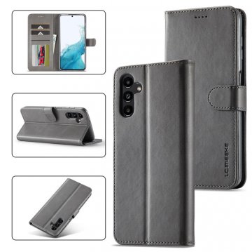 LC.IMEEKE Samsung Galaxy S23 FE Wallet Stand Case Gray