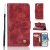iPhone 6/6s Premium Vintage Wallet Kickstand Case Wine Red