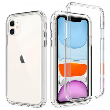 iPhone 11 Shockproof Clear Gradient Cover Clear