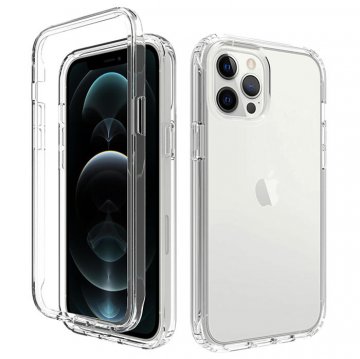 iPhone 12 Pro Max Shockproof Clear Gradient Cover Clear