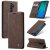 CaseMe Xiaomi Redmi Note 8 Pro Wallet Stand Magnetic Flip Case Coffee