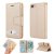 iPhone 7/8 Cat Pattern Wallet Magnetic Stand Leather Case Gold