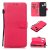 Samsung Galaxy A20e Wallet Kickstand Magnetic Leather Case Rose