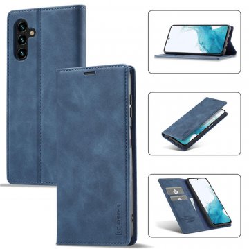 LC.IMEEKE Samsung Galaxy S23 FE Wallet Magnetic Case Blue