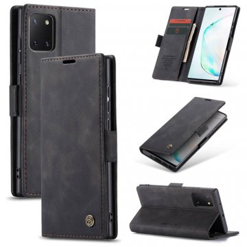 CaseMe Samsung Galaxy A81/Note 10 Lite Wallet Magnetic Case Black