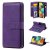 Samsung Galaxy A51 5G Multi-function 10 Card Slots Wallet Case Violet