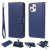 iPhone 12 Pro Max Wallet Magnetic Detachable 2 in 1 Case Blue