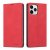 Forwenw iPhone 12 Pro Max Wallet Kickstand Magnetic Case Red