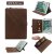 iPad 9.7 inch 2018/2017 Tablet Wallet Leather Stand Case Coffee