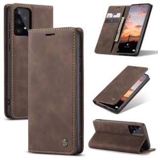 CaseMe Samsung Galaxy A33 5G Wallet Magnetic Case Coffee