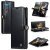 CaseMe Samsung Galaxy Z Fold4 Wallet Kickstand Case Black