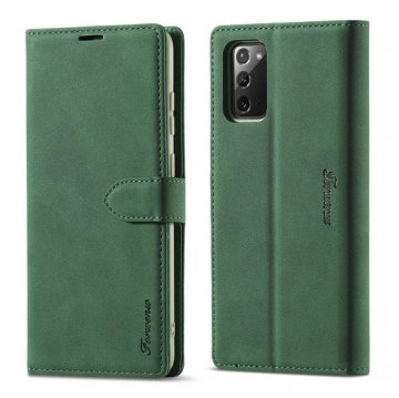 Forwenw Samsung Galaxy S20 FE Wallet Magnetic Kickstand Case Green