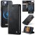 CaseMe iPhone 14 2-in-1 Magnetic Wallet Case – Wireless Charging & RFID Blocking Black
