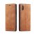 Forwenw iPhone X/XS Wallet Kickstand Magnetic Case Brown