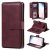 Samsung Galaxy S10 Plus Multi-function 10 Card Slots Wallet Case Claret