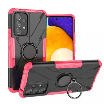 Samsung Galaxy A53 5G Hybrid Rugged Ring Kickstand Case Rose