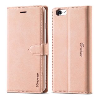Forwenw iPhone 6 Plus/6s Plus Wallet Magnetic Kickstand Case Rose Gold