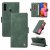 YIKATU Samsung Galaxy A20S Skin-touch Wallet Kickstand Case Green