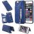 iPhone 6 Plus/6s Plus Wallet Magnetic Stand Shockproof Cover Blue