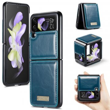 CaseMe Samsung Galaxy Z Flip4 5G PU Leather Case Blue