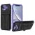 iPhone XR Card Slot Kickstand Drop-proof TPU + PC Case Purple