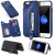 iPhone 6/6s Wallet Magnetic Kickstand Shockproof Cover Blue