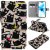 iPhone 12 Pro Embossed Cute Kitten Cat Wallet Magnetic Stand Case