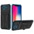iPhone XS Max Card Slot Kickstand Shockproof Case Blue