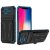 iPhone XS Max Card Slot Kickstand Shockproof Case Blue