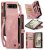 CaseMe Google Pixel Fold Wallet Case with Wrist Strap Pink